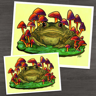 "Mushroom Toad" by Paige Critchlow