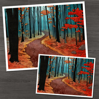 "Autumn Woods" by Paige Critchlow