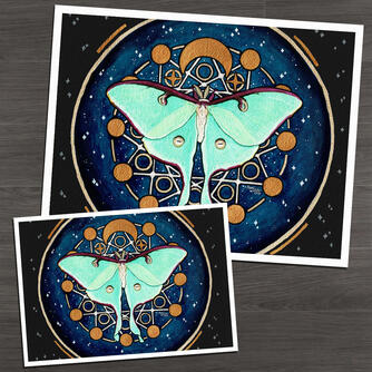 "Luna Moth" by Paige Critchlow
